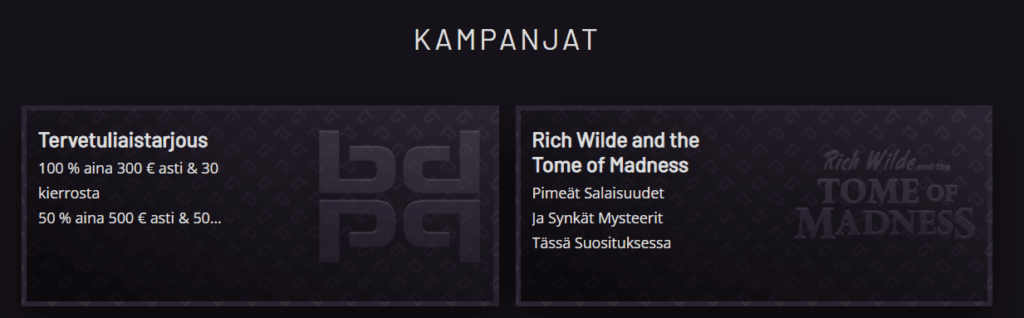 Play Grand Casino tarjoukset