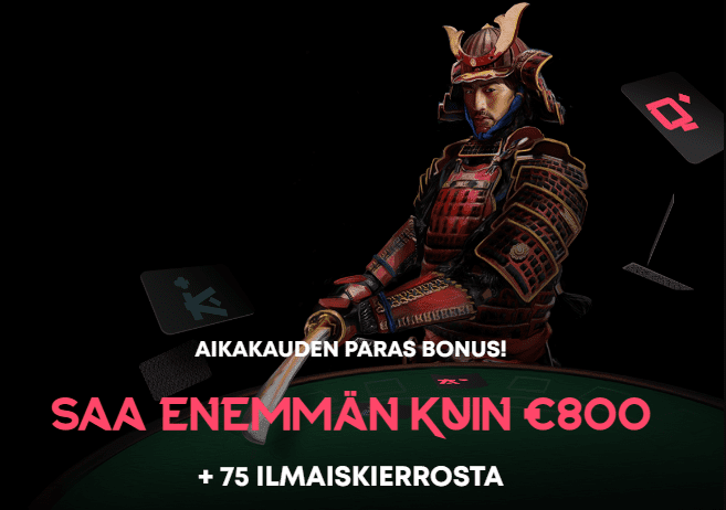 Spin Samurai Casino bonus