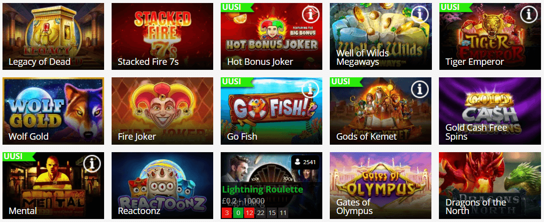 Luckster Casino pelit