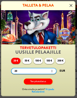 SlotWolf Casino bonus