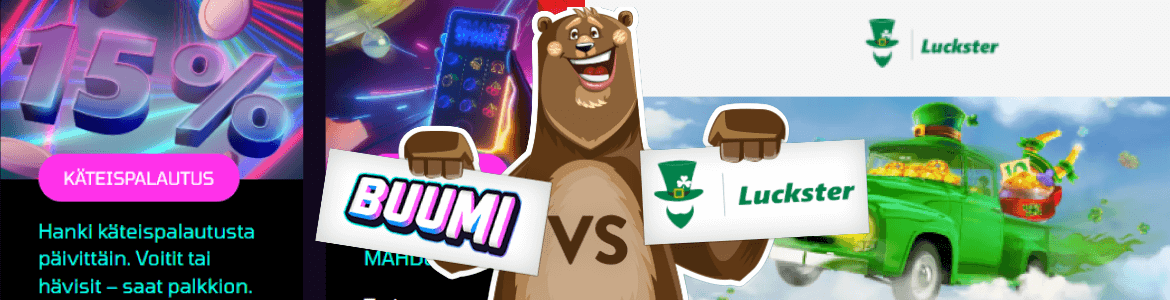 Buumi vs Luckster casino