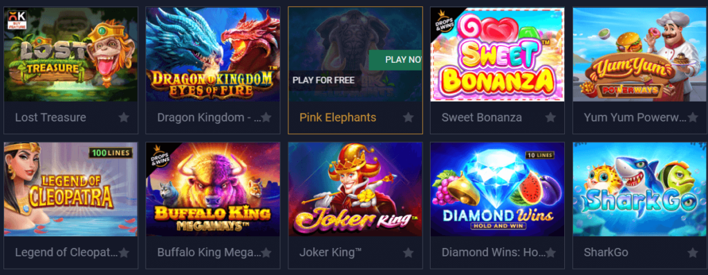 Ditobet Casino pelit