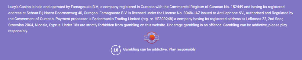 Lucy’s Casino lisenssi