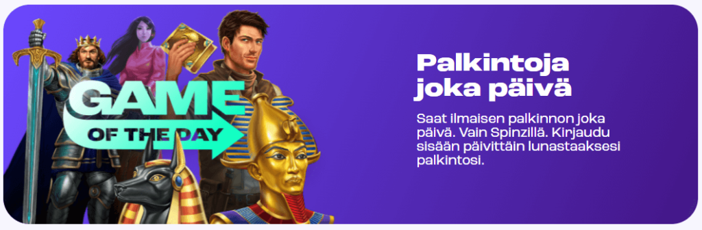 Spinz Casino tarjoukset