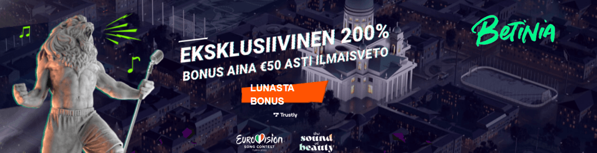 Betinia Casino Euroviisu bonus
