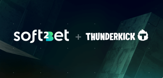 Soft2Bet piristää pelikirjastoaan Thunderkickilla