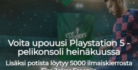 5000 ilmaiskierrosta ja pleikkari
