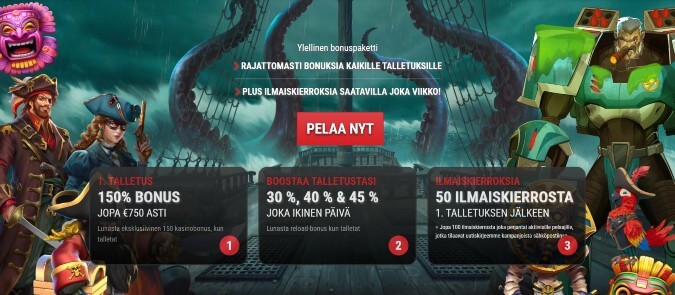 BetRebels Casino bonus