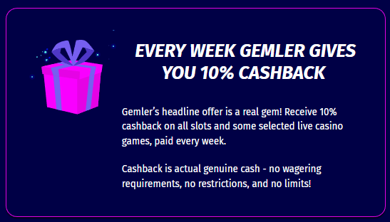 Gemler Casino tarjoukset