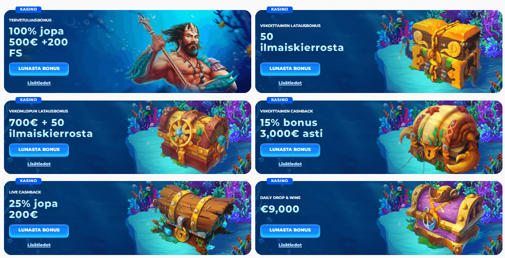 Posido Casino tarjoukset