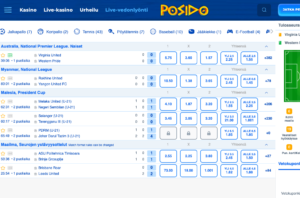 Posido vedonlyönti