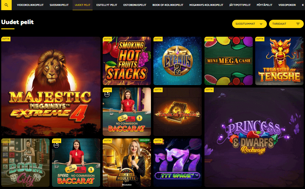 Palm Slots Casino pelit