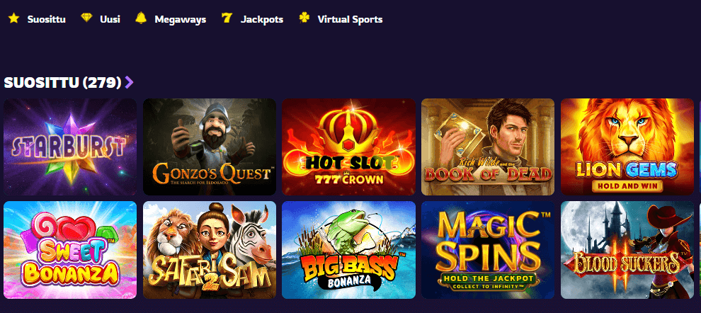 OnestepCasino pelit