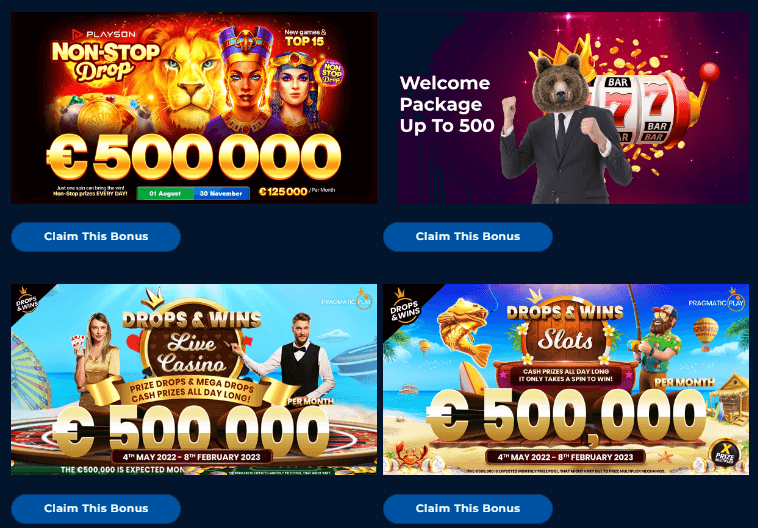 Xtremewin Casino tarjoukset