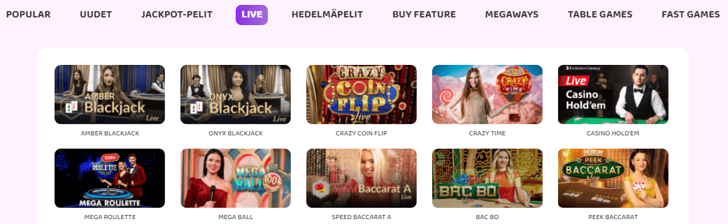 Berry Casino live pelit