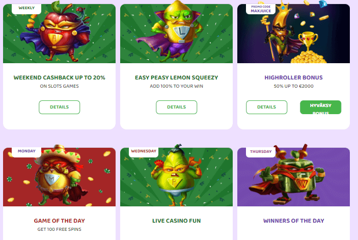 Berry Casino tarjoukset