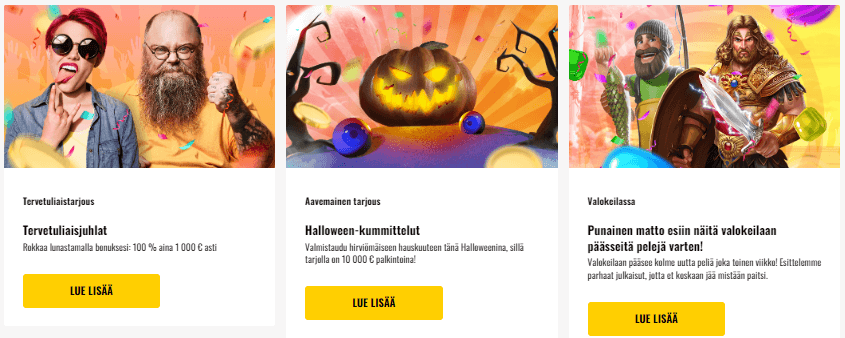 Casino Fest tarjoukset