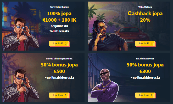 Snatch Casino tarjoukset