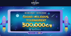 Grand Holidays Tournament Galaxyno Casinolla