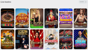 Pledoo Casino live pelit