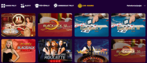 BonusBet Casino live pelit
