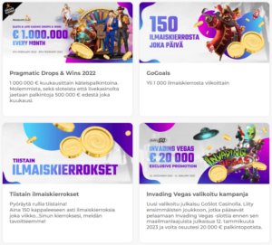 GoSlot Casino tarjoukset