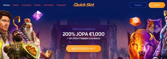 Quickslot Casino bonus