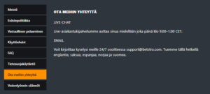 Betstro Casino aspa