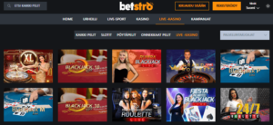 Betstro Casino live pelit