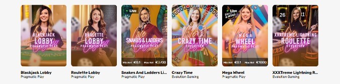 Rapid live casino