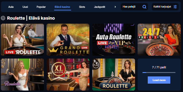BitBet24 Casino live pelit