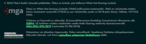 Flaksi Kasino lisenssi