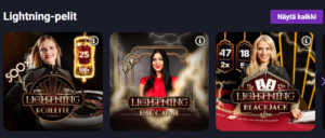 Galaksino Casino live pelit