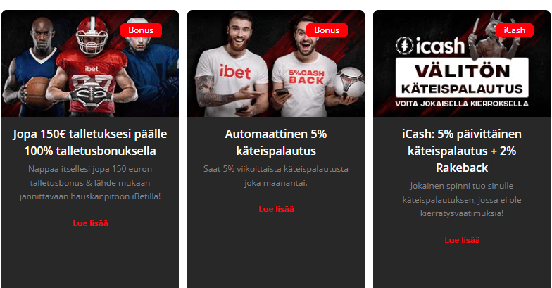 iBet Casino tarjoukset