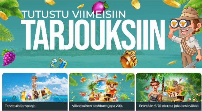 Jackpot Island tarjoukset