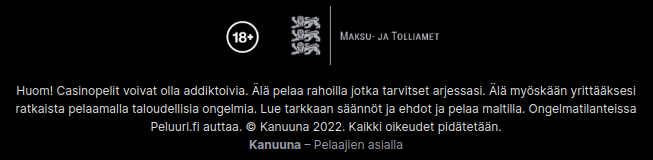 Kanuuna Casino lisenssi
