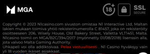 N1 Casino lisenssi