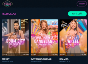 Neon Vegas Casino live pelit