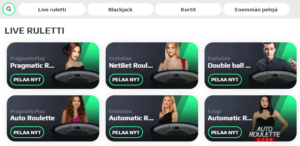 NetBet live pelit