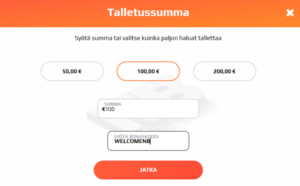 NetBet talletus