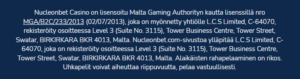 Nucleonbet Casino lisenssi