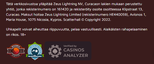 Scatterhall Casino lisenssi
