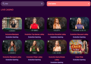 Slotparadise Casino live pelit