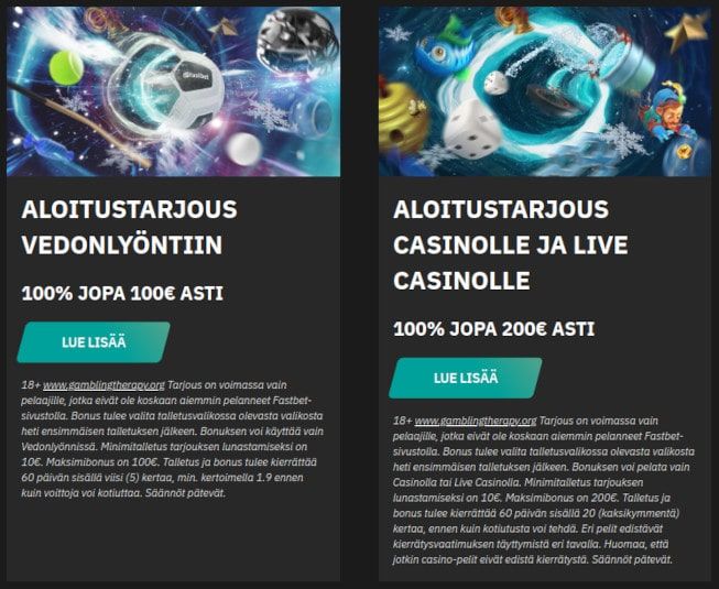 Fastbet Casino bonus