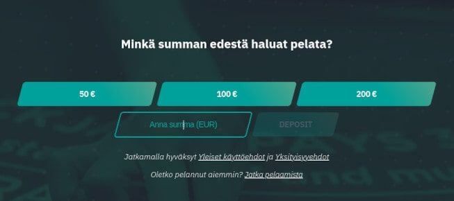 Fastbet Casino talletukset