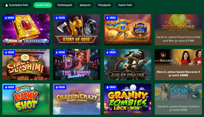 Greenplay Casino pelit