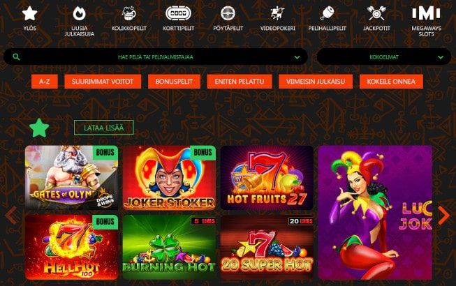 Winhalla Casino pelit