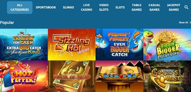 Yeti Casino pelit