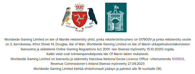Betkwiff Casino lisenssi