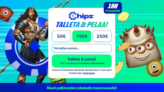 Chipz Casino bonus